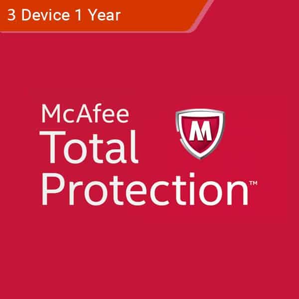 mcafee total protection 3 years